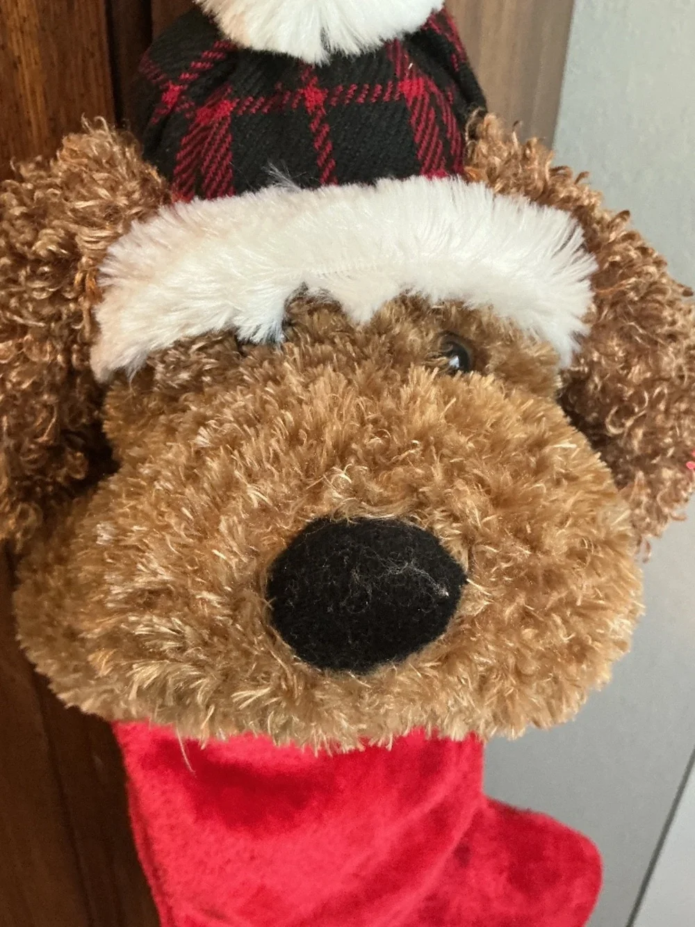 Greatest puppy dog Christmas stocking ever!
